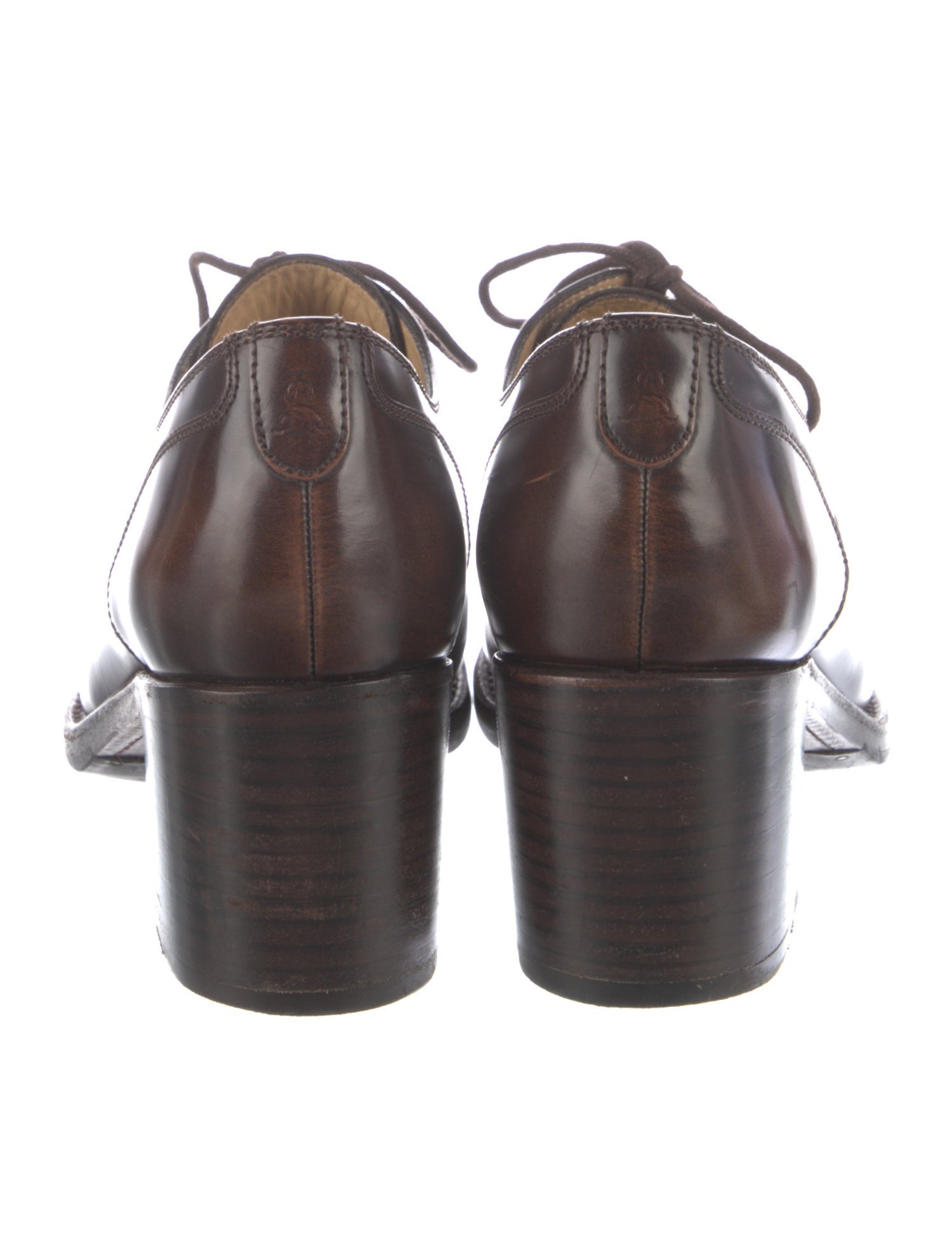 The Office of Angela Scott Leather Lasercut Accents Oxfords